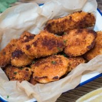 Allergy-friendly chicken nuggets recipe: Avoid the top allergens with this kid-friendly, healthy, and homemade recipe for chicken nuggets.