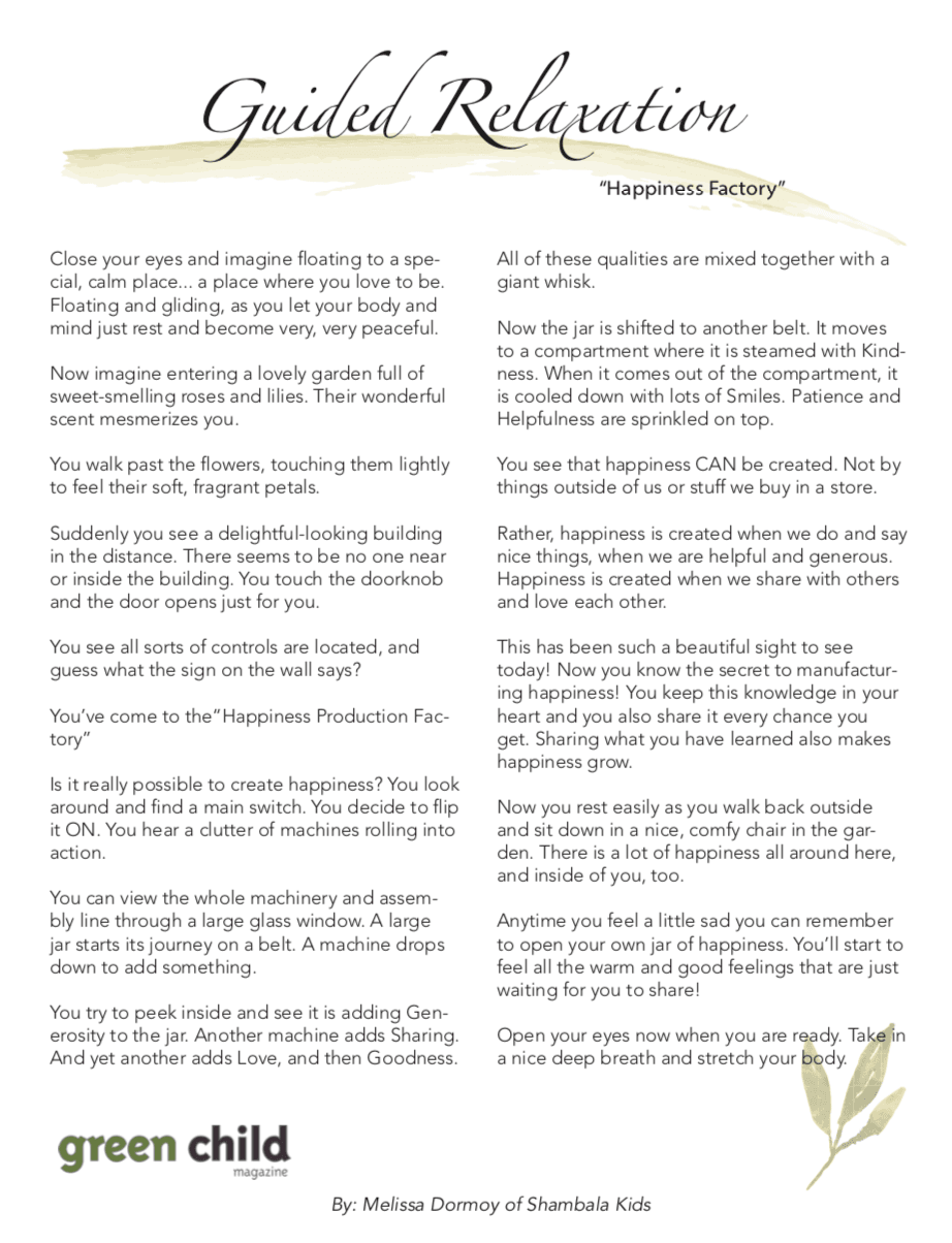 Versatile Free Printable Guided Imagery Scripts Mitchell Blog