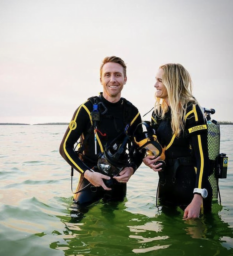 Phillipe and Ashlan Cousteau