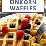 healthy einkorn waffle recipe