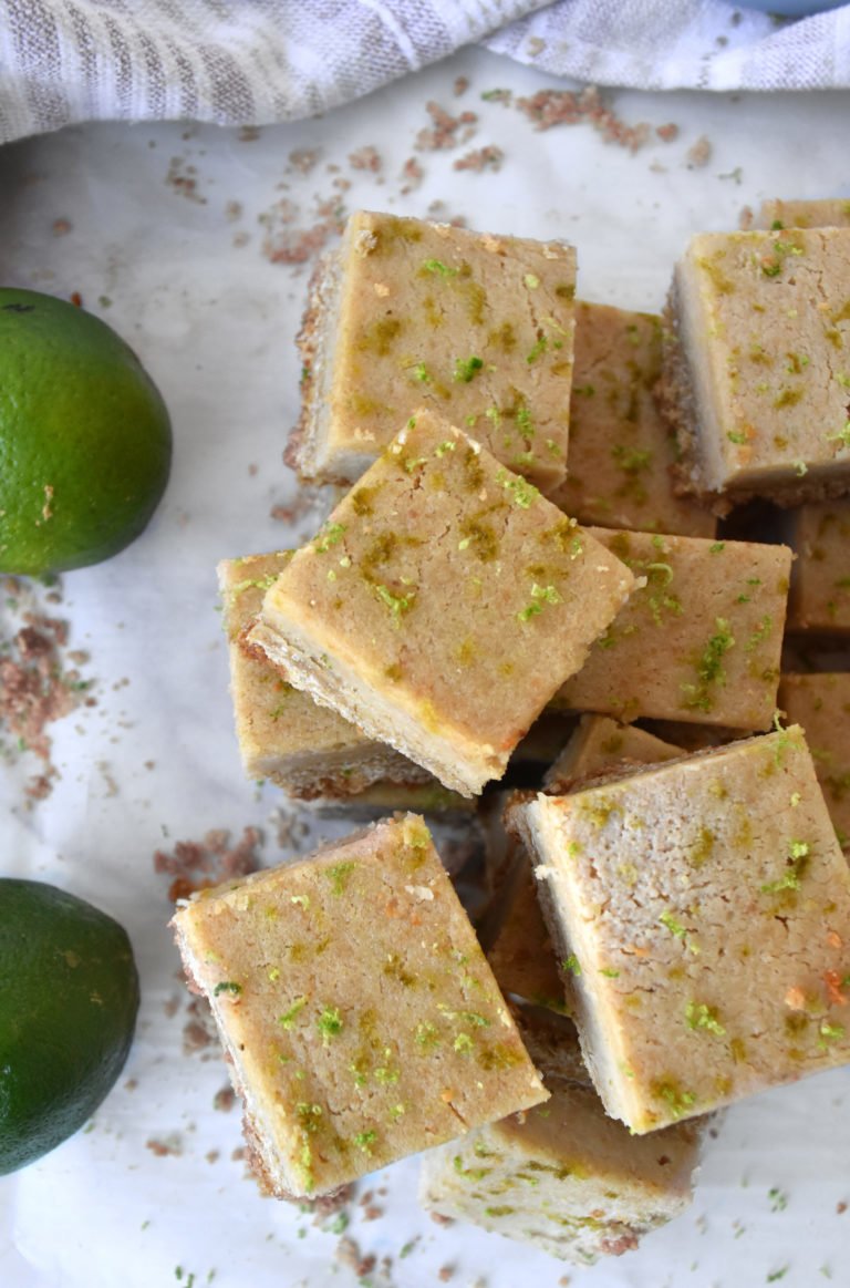 Gluten-Free Cashew Lime Bars