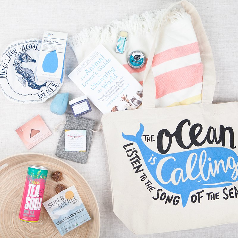 Earthlove Subscription Box contents for August 2019