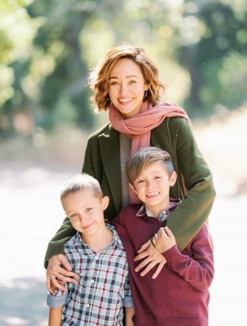 Autumn Reeser with her sons