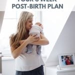 Daily Postpartum Guide for new moms with infants