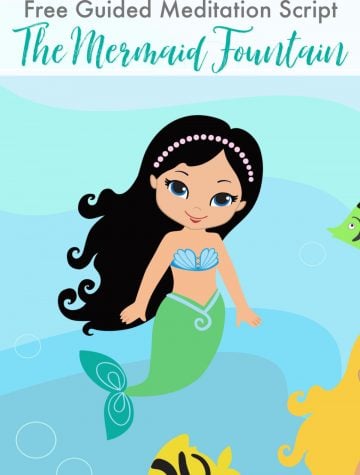 Guided Meditation on Joy Script Mermaid Fountain