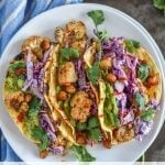 Roasted Cauliflower and Chickpea Tacos recipe