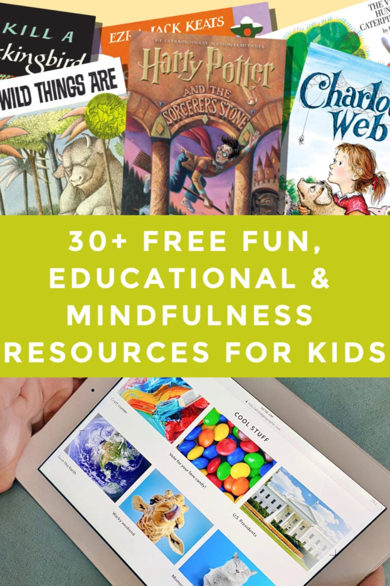 Free Educational, Mindfulness, and the Arts Resources for Kids