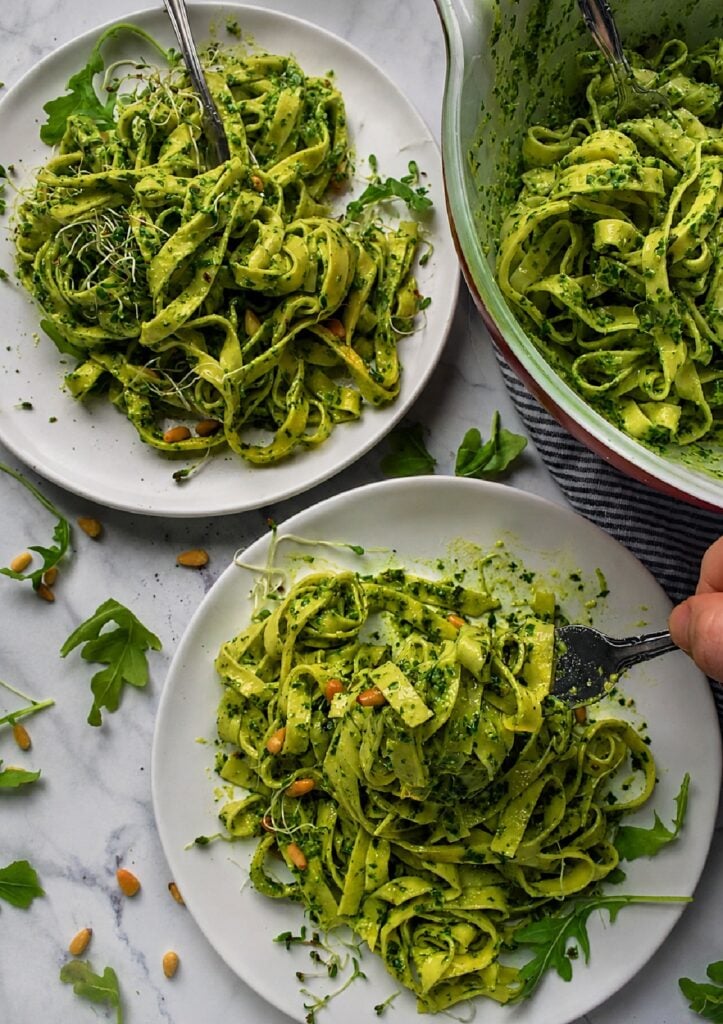arugula pesto pasta