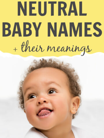 gender neutral baby names