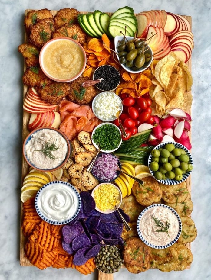 Hanukkah Latke Snack Tray