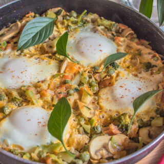 Spring Vegetable Shakshuka recipe