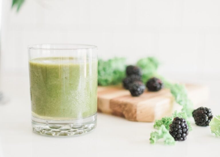 Simple Green Smoothie for Kids