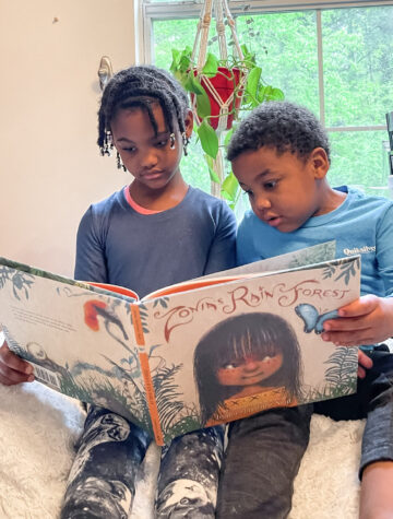 Earth Day book Zonia's Rain Forest