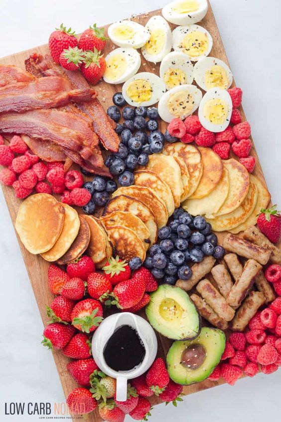 breakfast charcuterie board