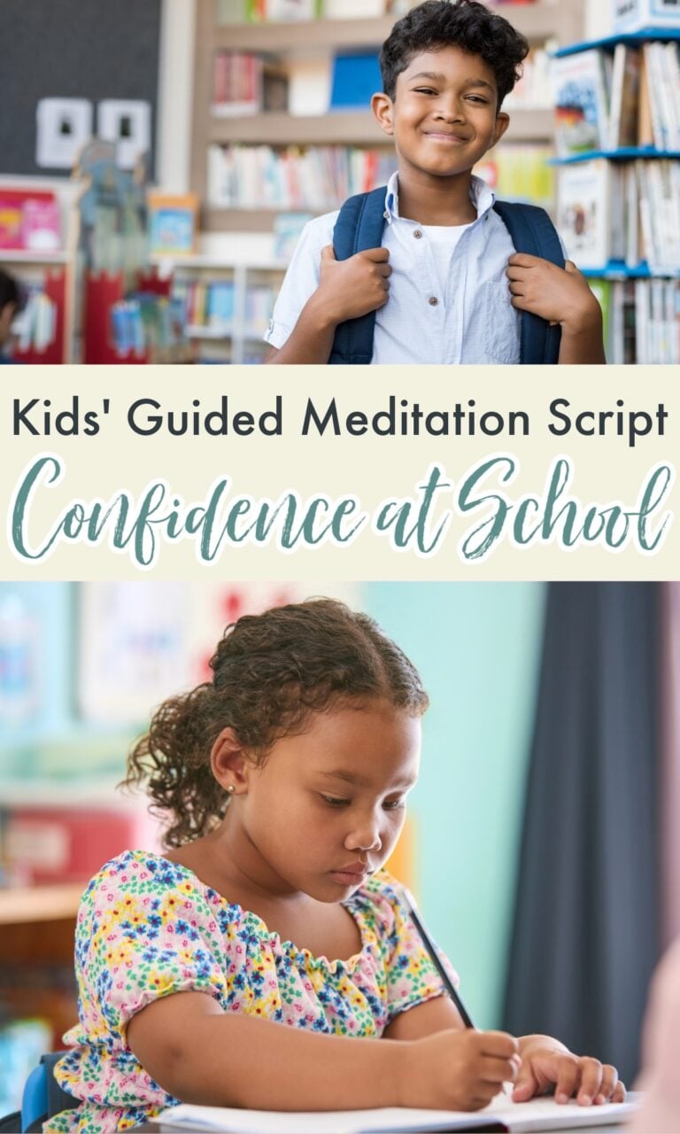Kids’ Guided Meditation Script for Self Confidence at School