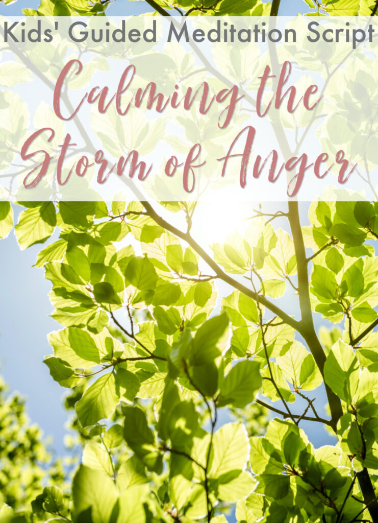 Kids' Guided Meditation script for calming anger