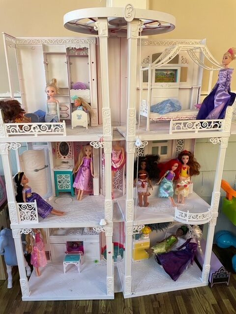 Repurposed Toys Barbie Dream House