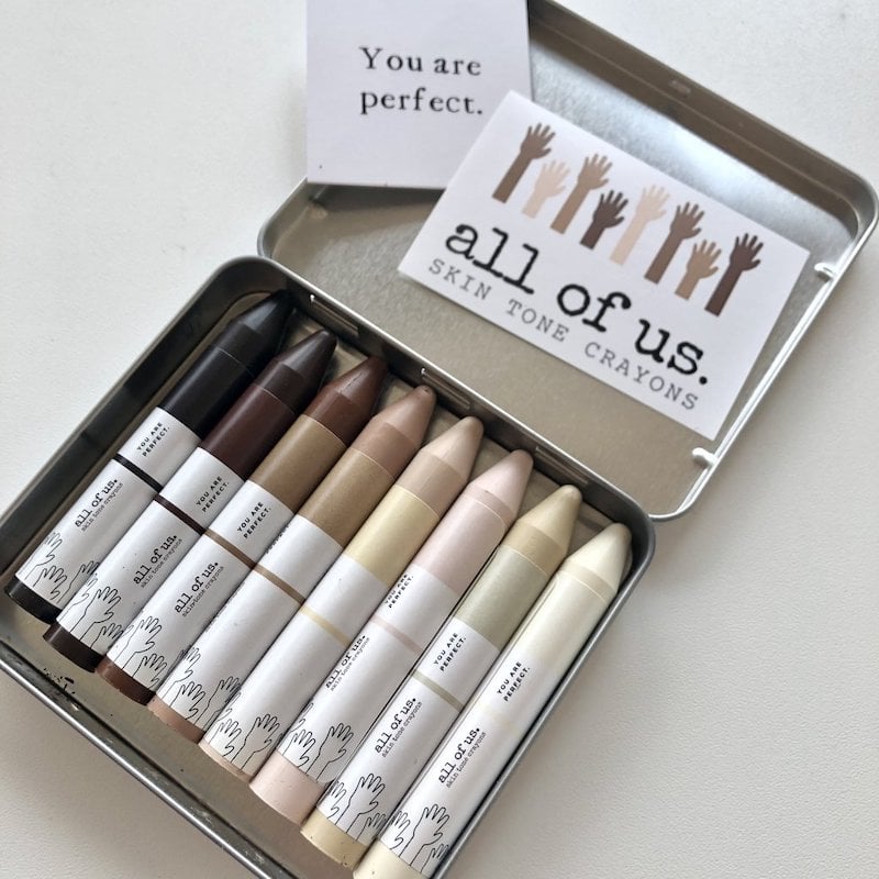 skin tone crayons