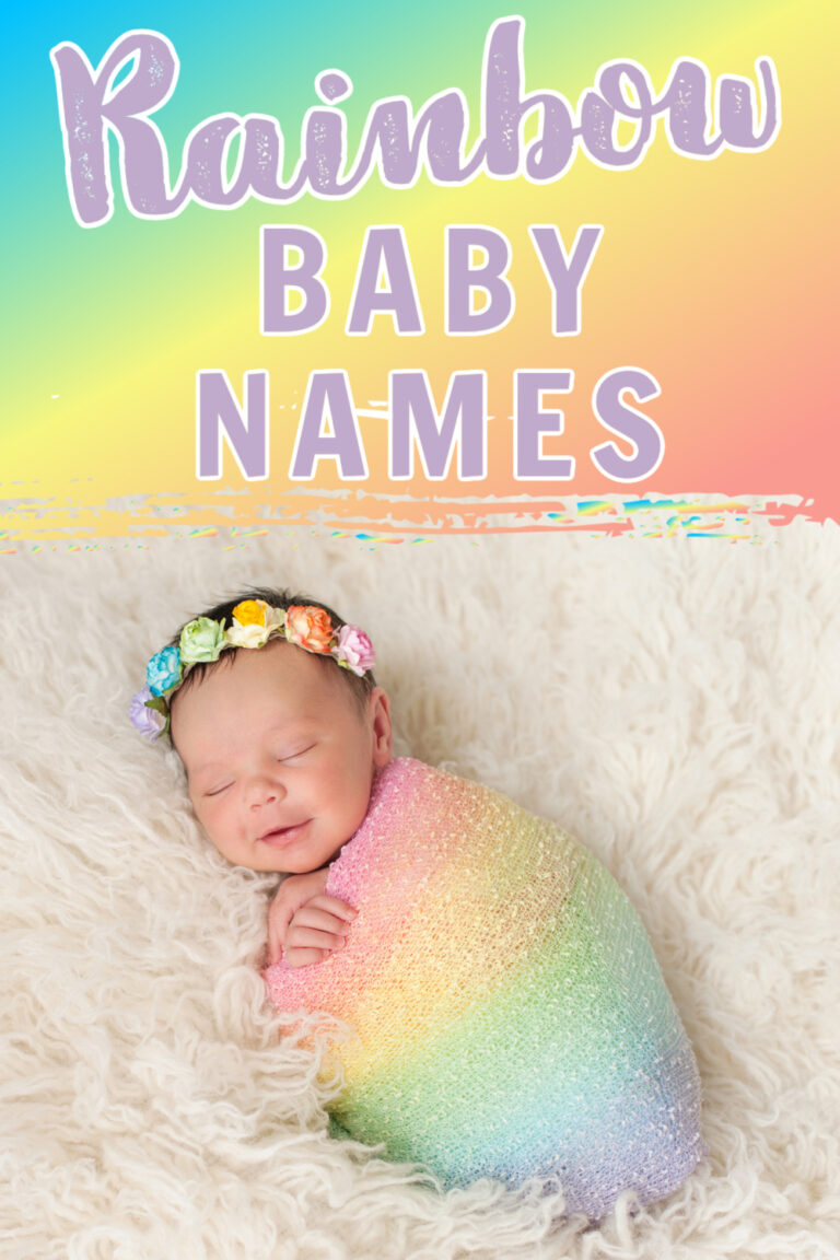 Rainbow baby names that are full of beautiful meaning