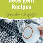 DIY Dishwasher detergents powder + tablets