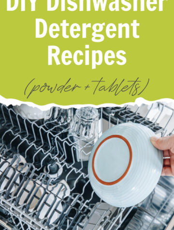DIY Dishwasher detergents powder + tablets