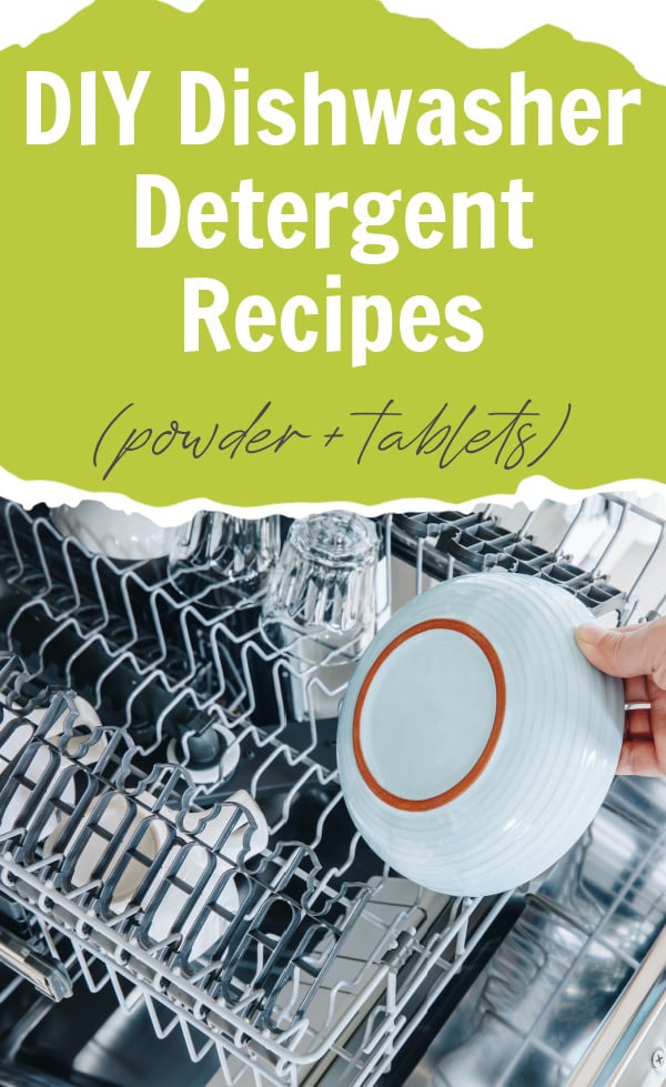 DIY Dishwasher detergents powder + tablets