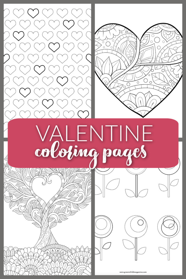 5 Free Mindful Valentine’s Day Coloring Pages for Kids