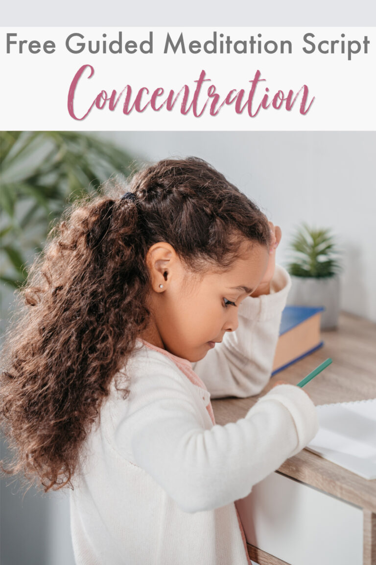 Kids’ Guided Meditation for Concentration + Focus