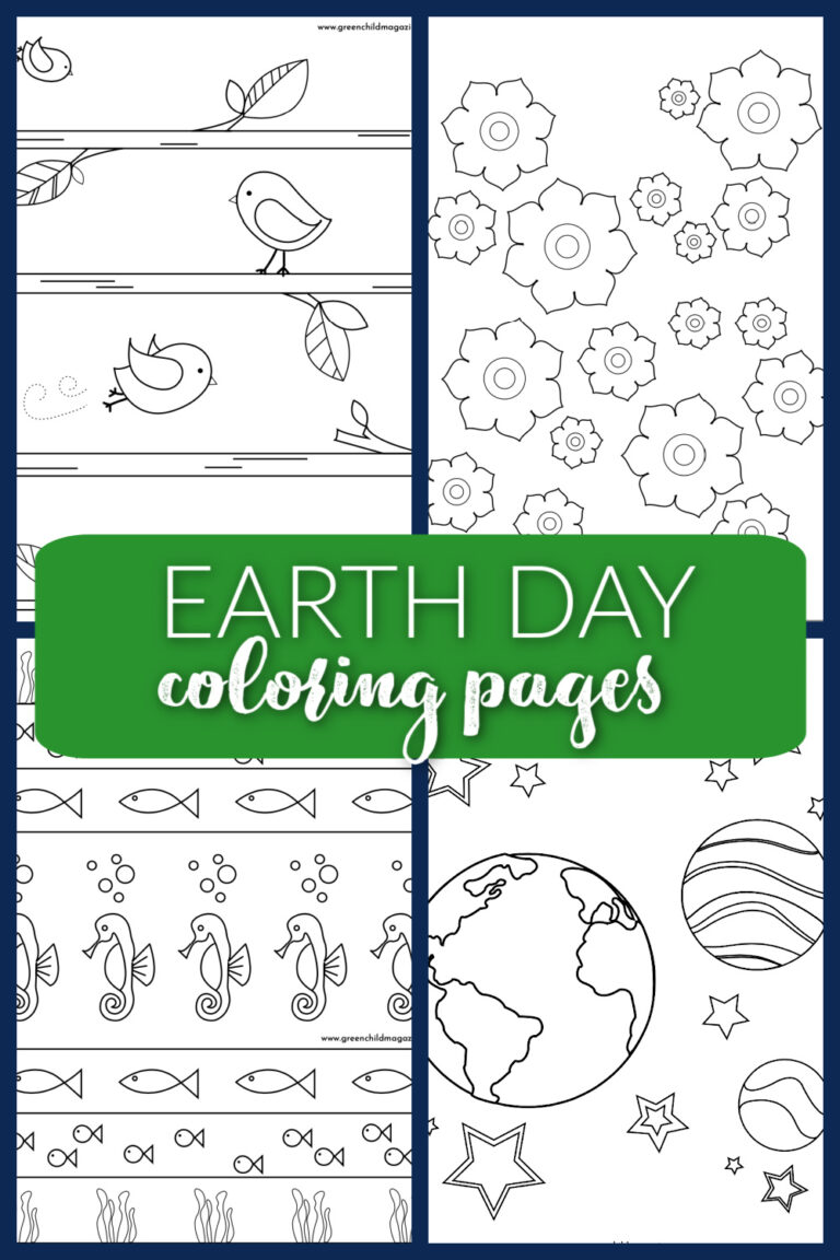 Earth Day Coloring Pages to Encourage Kids’ Love of Nature
