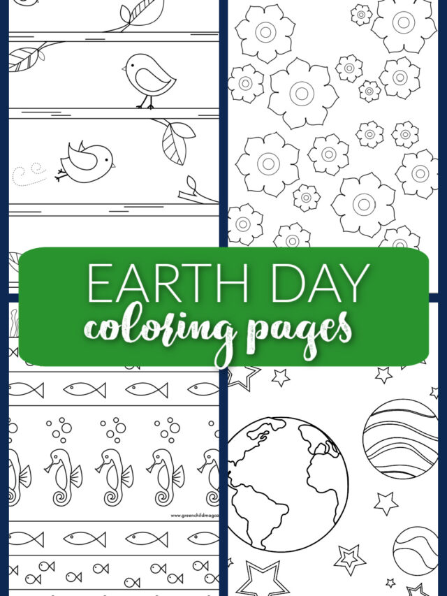 Earth Day Coloring Pages Story