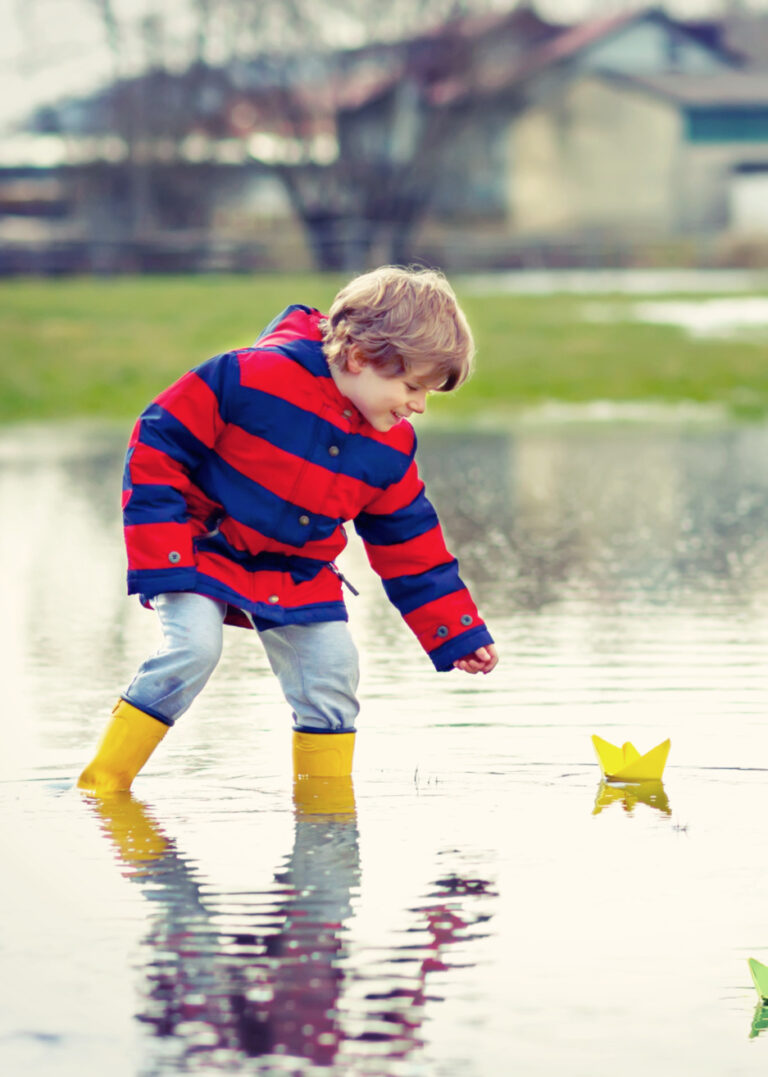 Playing in the Rain: Get kids outside in almost any weather