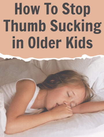 how to stop thumb sucking