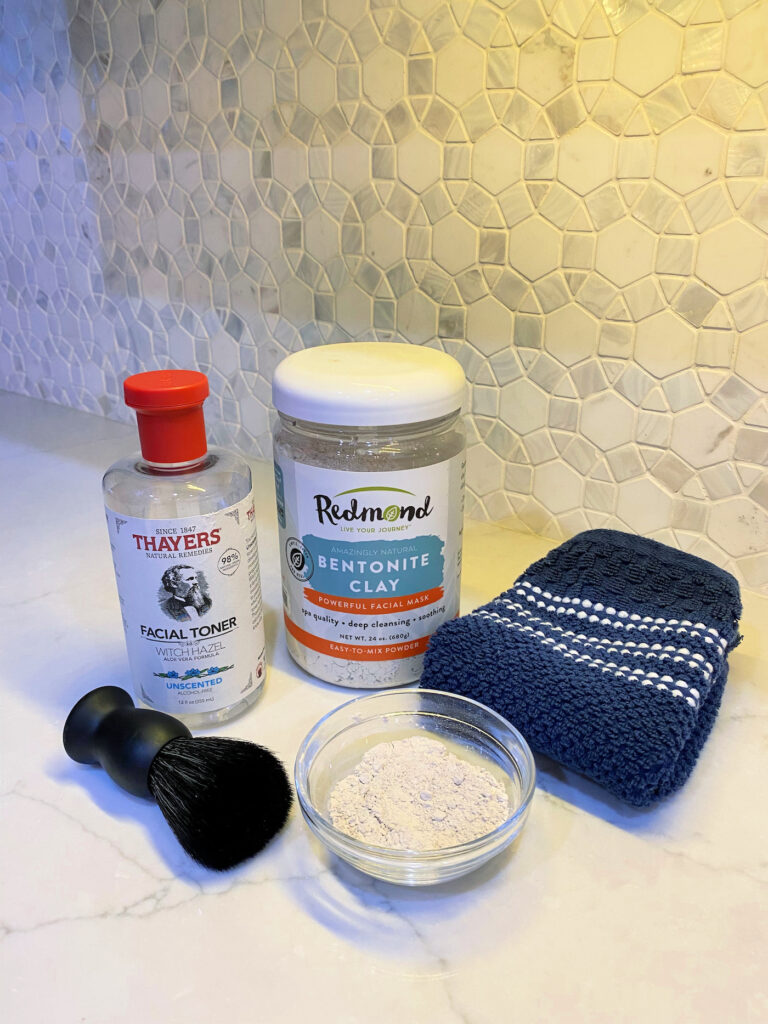 DIY underarm detox supplies