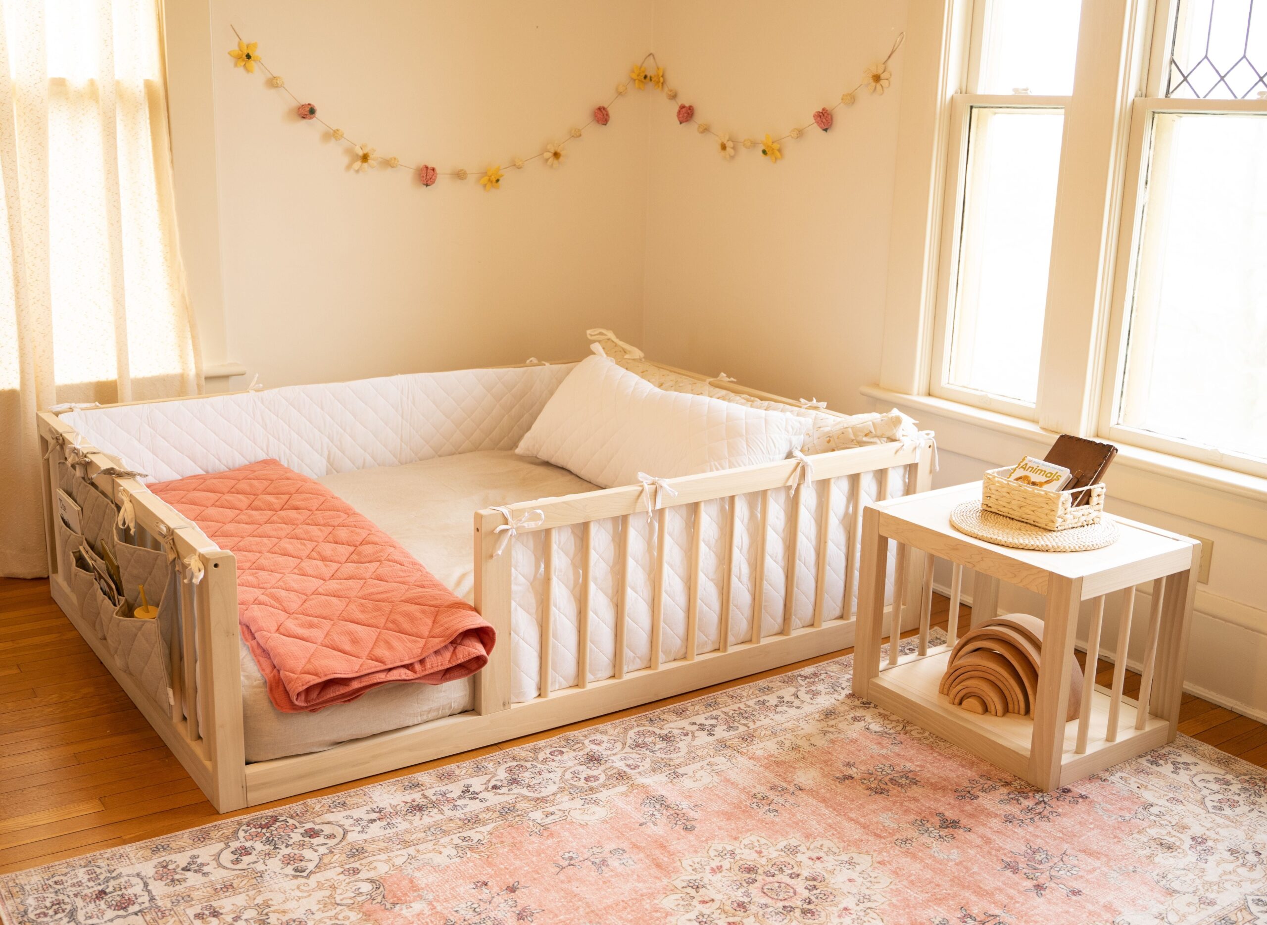 montessori bed mattress size