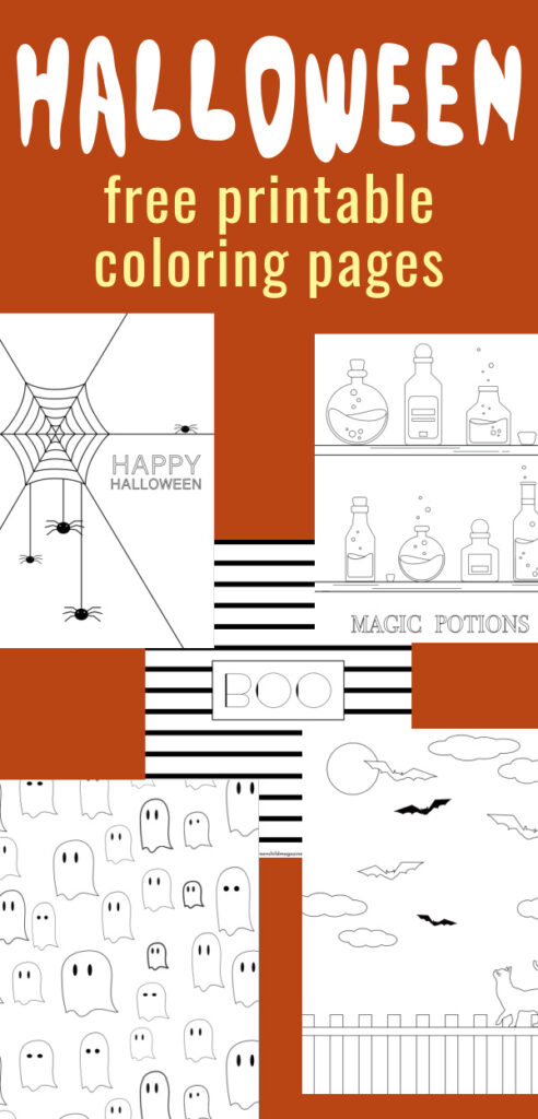 halloween coloring pages for adults and kids