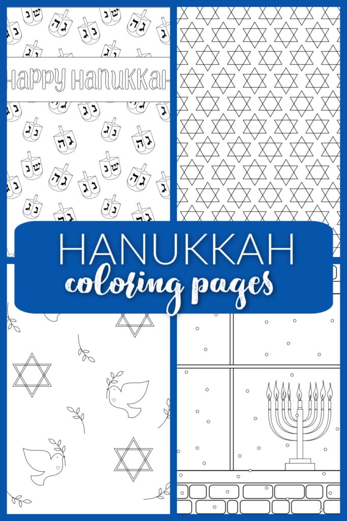 Hanukkah coloring pages