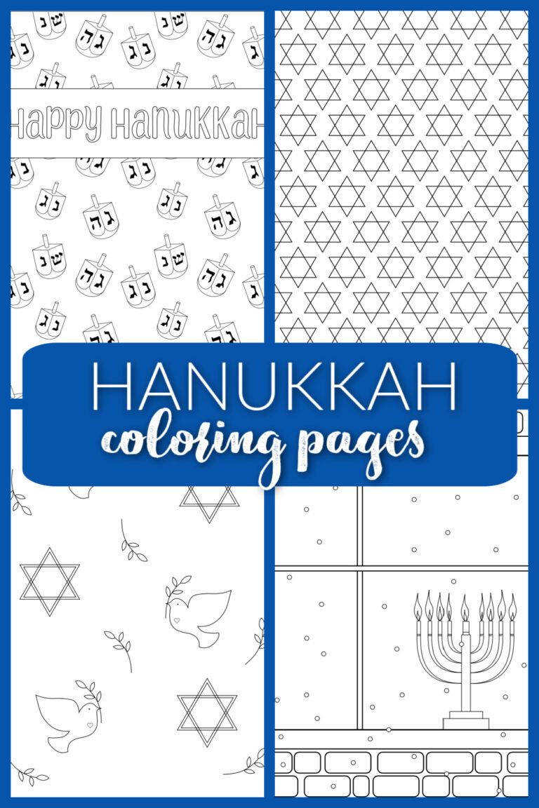 Printable Hanukkah Coloring Pages for Kids