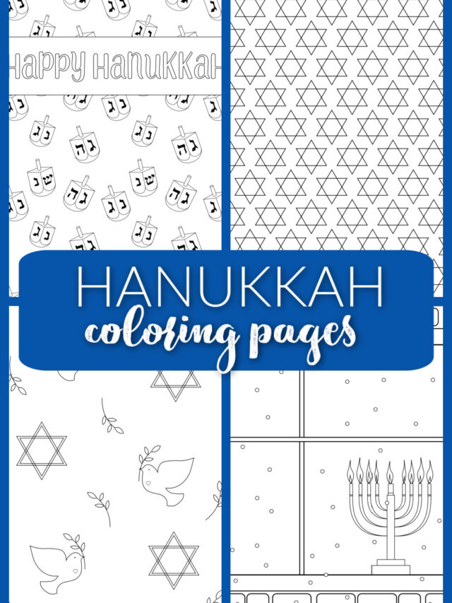 Printable Hanukkah Coloring Pages for Kids