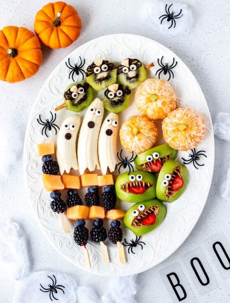 halloween fruit tray