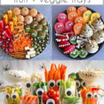 halloween veggie trays