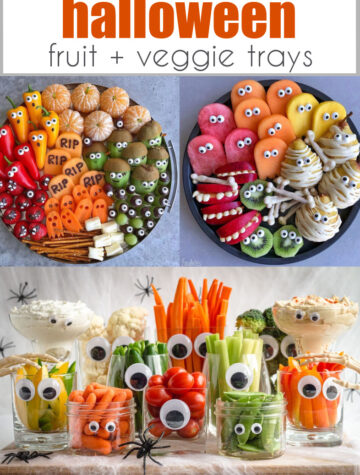 halloween veggie trays