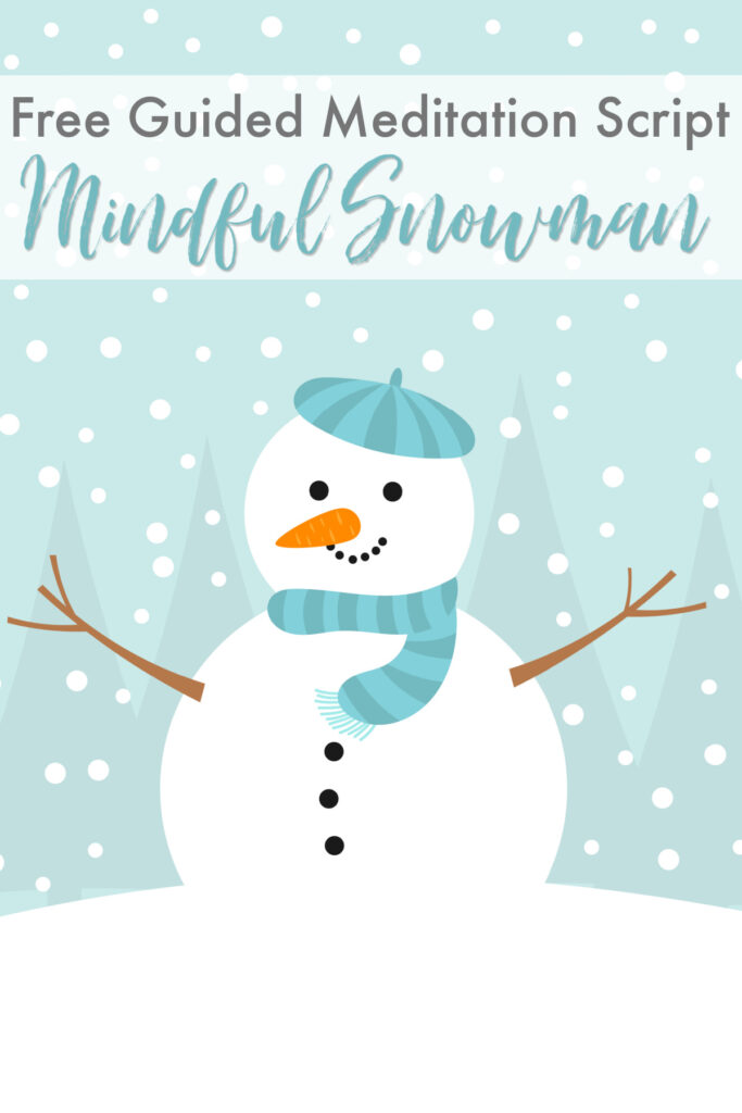 winter mindfulness snowman