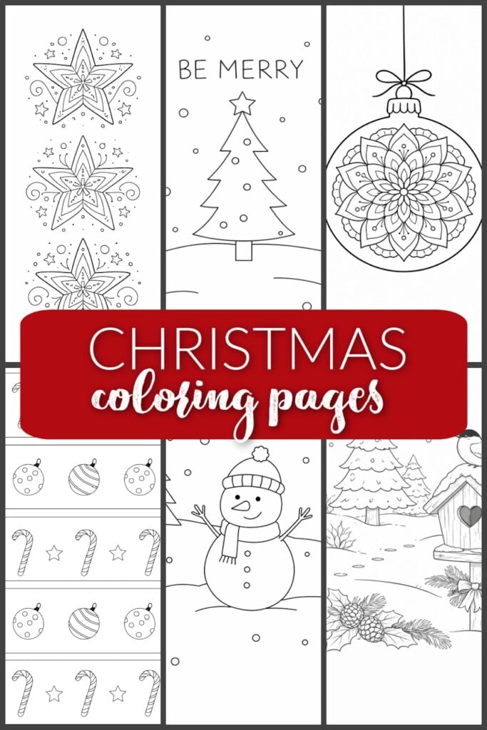 holiday coloring pages for preschool