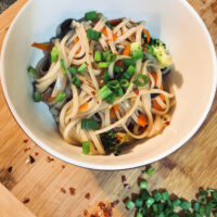 Thai noodle bowl recipe