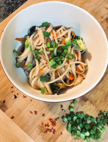 Thai noodle bowl recipe