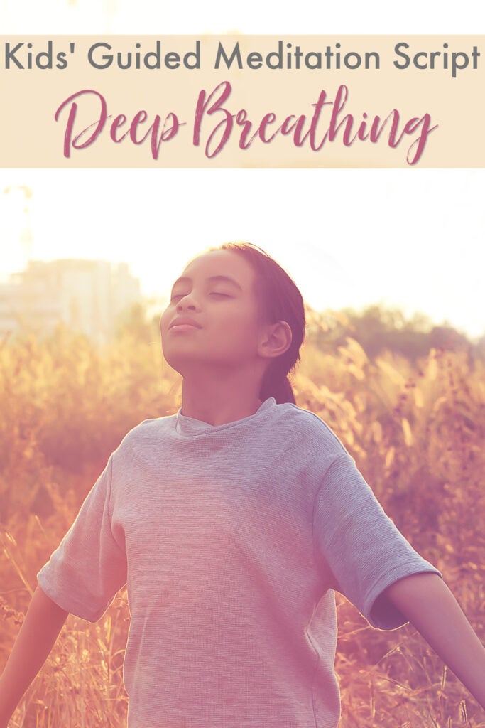 deep breathing meditation script for kids