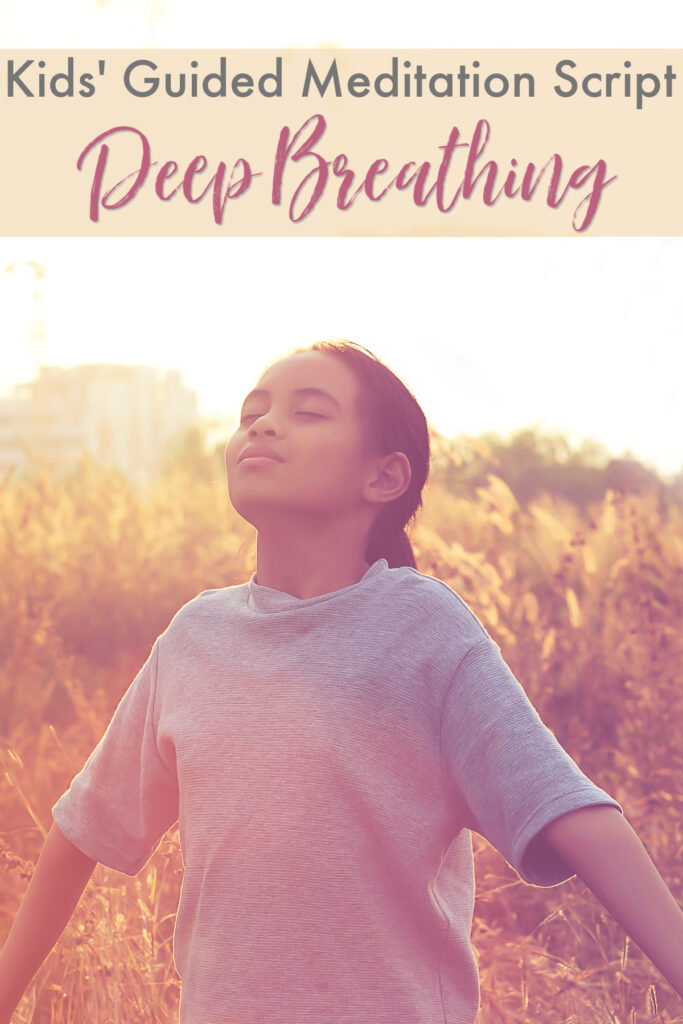 deep breathing meditation script for kids