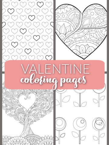 valentines day coloring pages