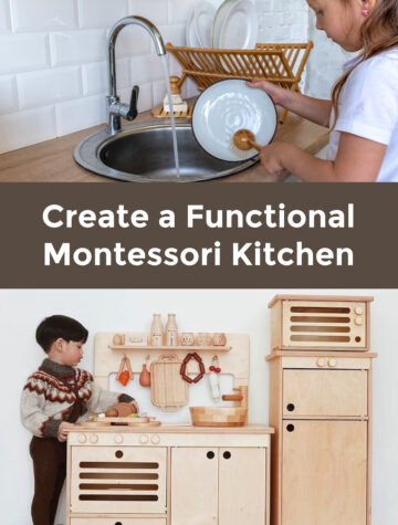 montessori kitchen for kids