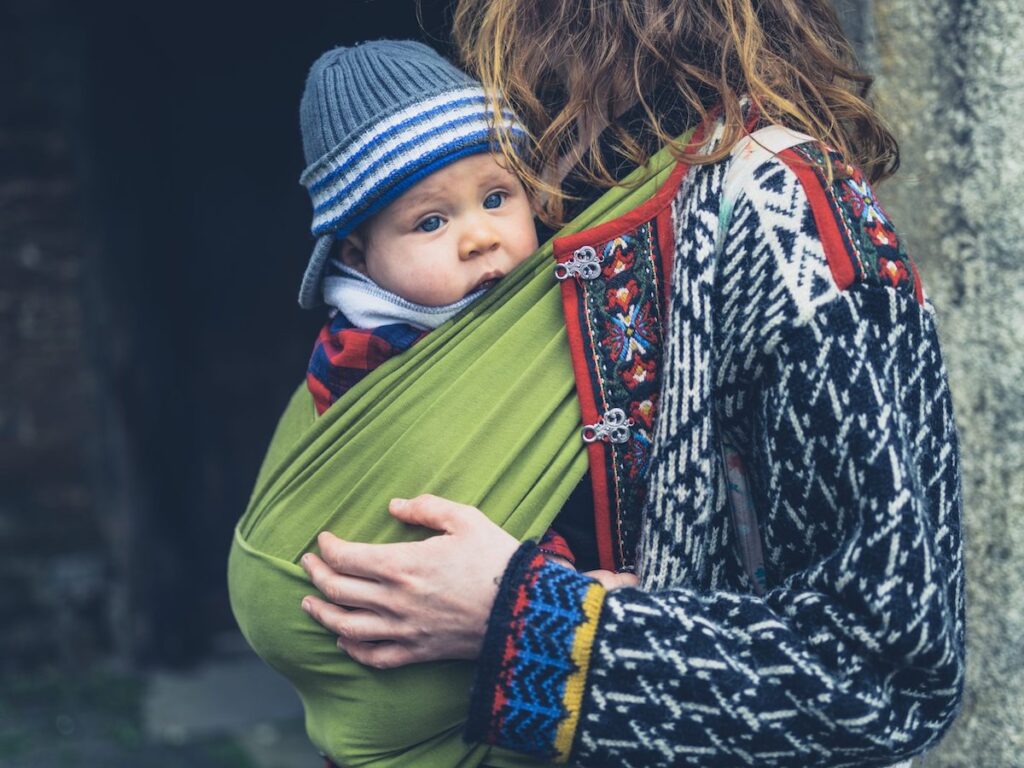 cold weather babywearing tips